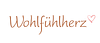Schriftzug 'Wohlfühlherz' mit Herz-Illustration