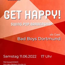 img 4780.jpg Plakat für das Event 'Get Happy!' in Dortmund.