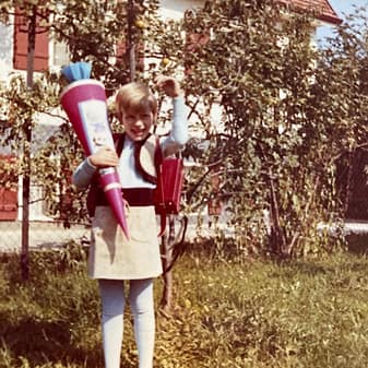 Mit Schultüte und stolz wie Bolle