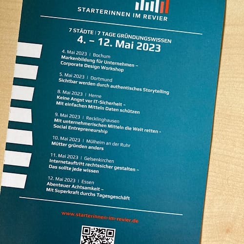 img 6757.jpg Programmkarte von Starterinnen im Revier "Weiblich - Innovativ - erfolgreich.